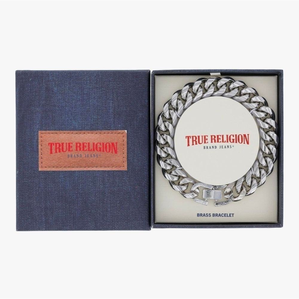 💬🔸️🅰️NIB True Religion Cuban Chain Unisex Bracelet